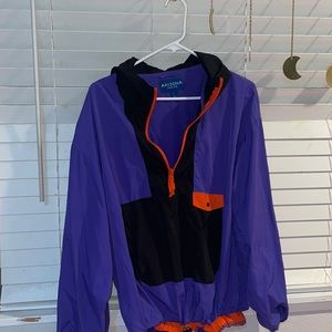 Arizona co wind breaker zip up